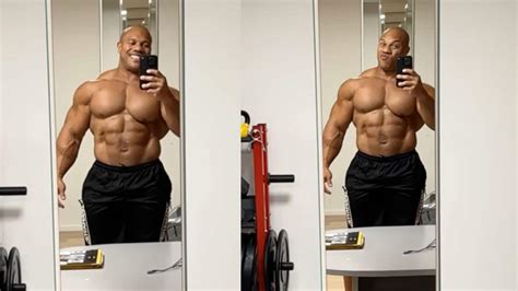 Phil Heath, 43, Shows Off Stage Ready Massive Physique in .